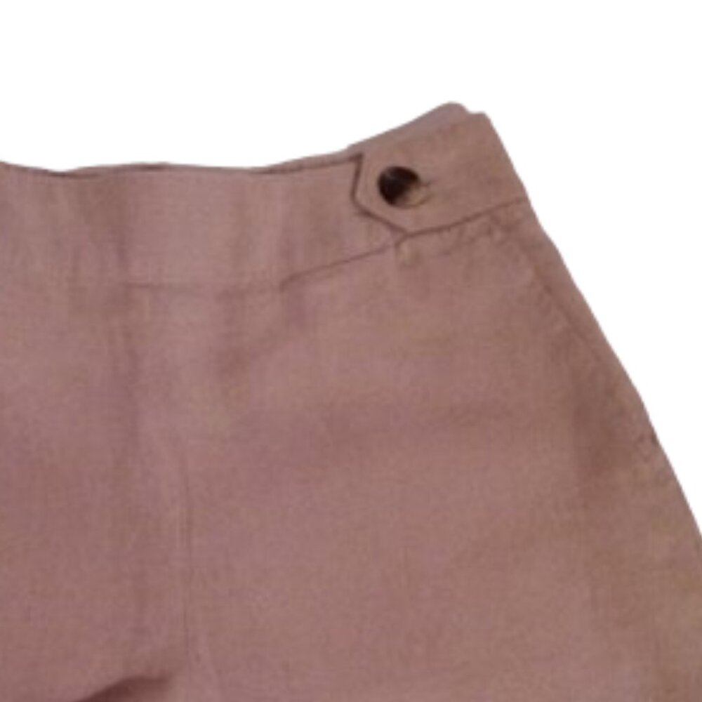 Tahari tan Linen shorts sz XS - Picture 4 of 8